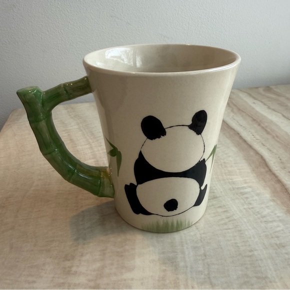 Pier One Imports Panda Bamboo Ceramic Mug - Picture 3 of 8